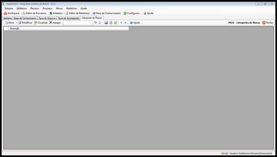 CategoriaRisco_CRUDLista