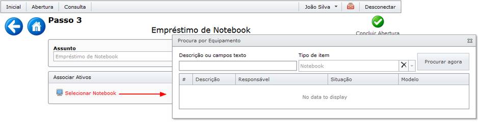 Ativos - ClasseConfiguracao - EmprestimoNotebook_auto_atendimento_emprestado