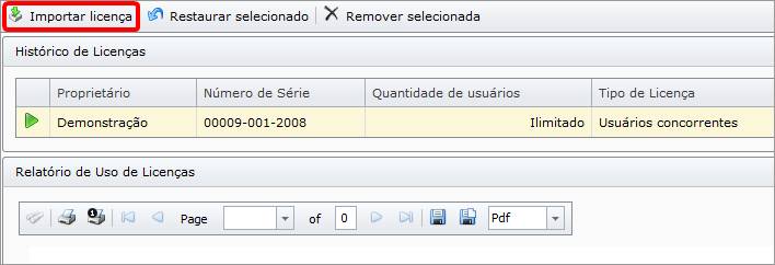 Licenciamento